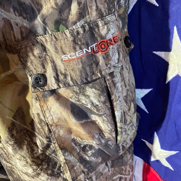 Gander Mountain Mens XL Scent Core Hunting Pants Mossy Oak Break Up - Picture 9 of 14